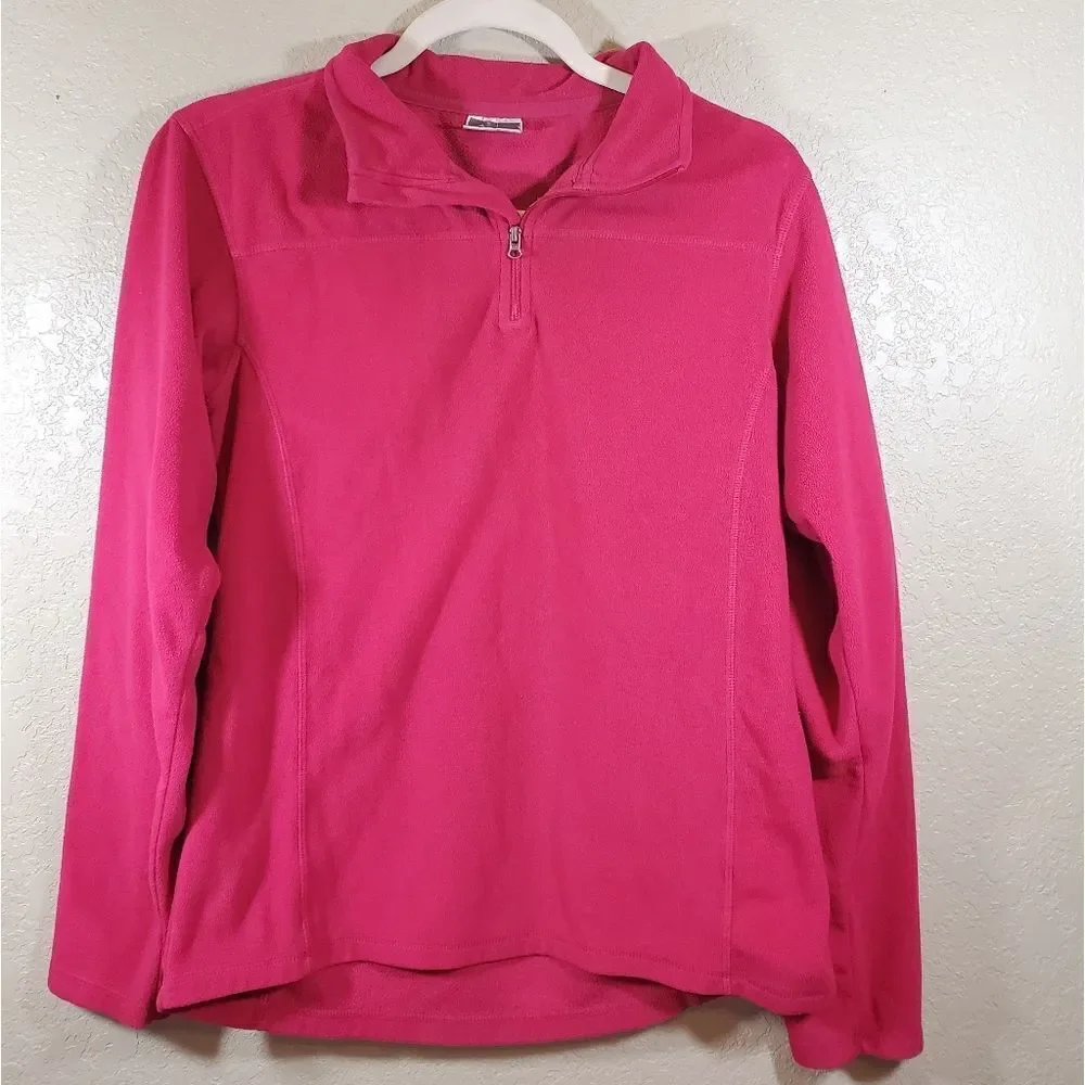 Alpine Design Softshell Fleece 1/4 Zip Solid Winter Pullover Gorpcore